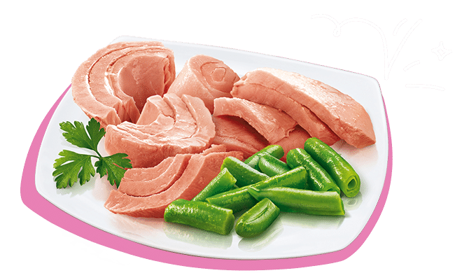 Petreet Natura Tonno Rosa con Fagiolini 6x70gr Petreet Natura Tonno Rosa con Fagiolini 6x70gr